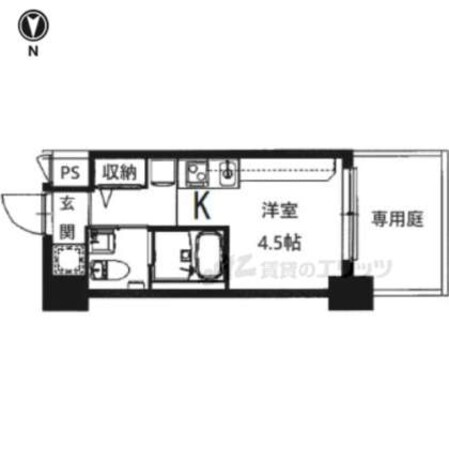 Ｄｅ’ｌｅａｄ金閣寺道の物件間取画像